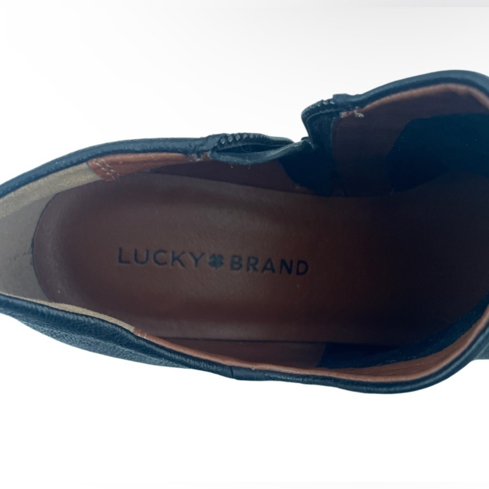 Lucky brand ankle boots for women, color: black size:9M/40 - Picture 4 of 7